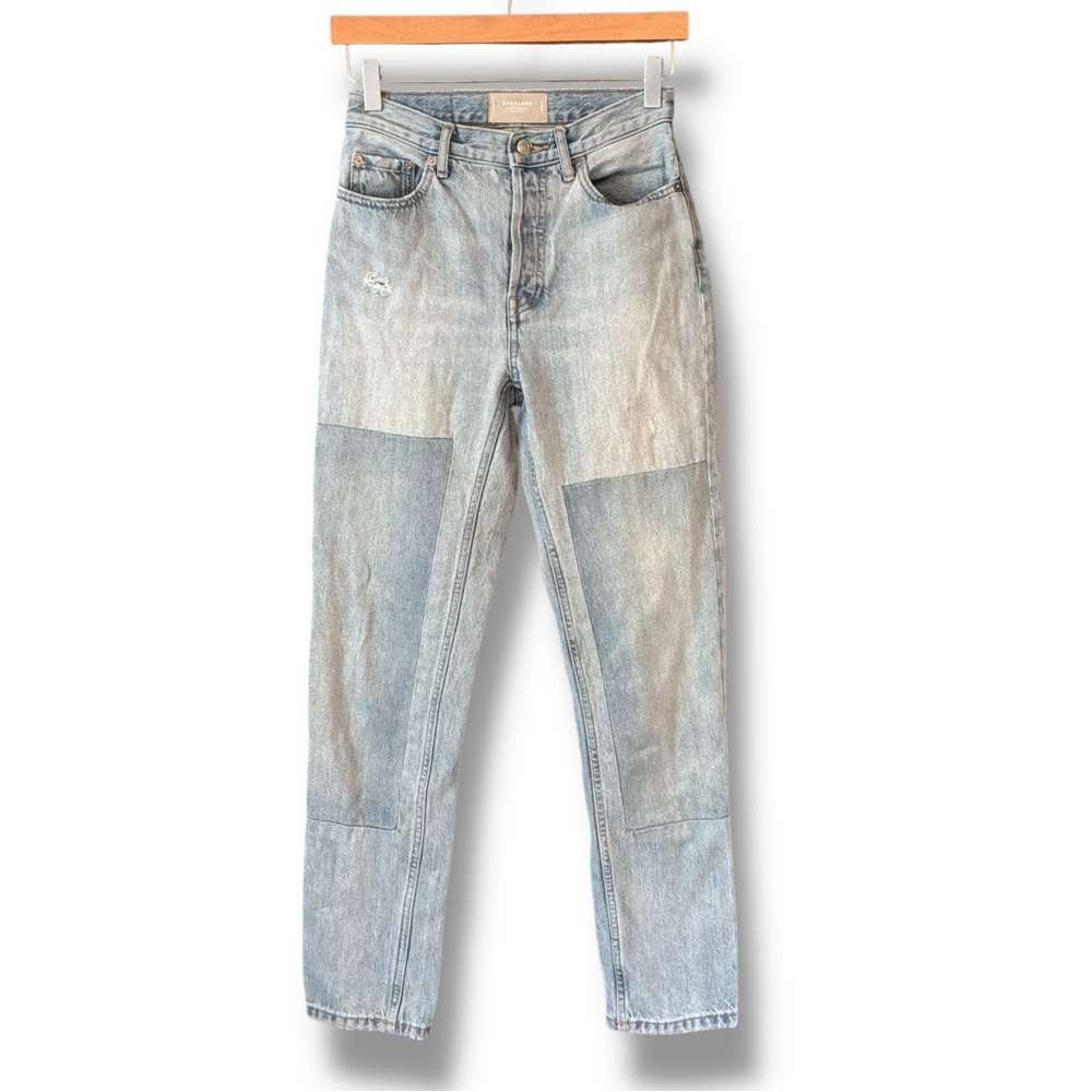 Everlane Light Wash Blue 90’s Cheeky Organic Cotton Relaxed Fit Jean Size 23 - Picture 2 of 7
